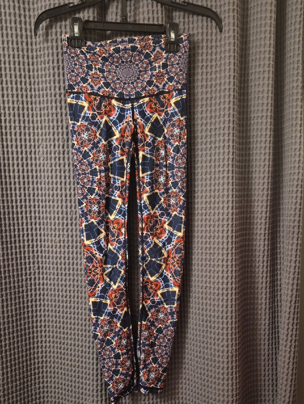 Wolven Navy Multi Kaleidoscope Leggings